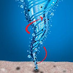 ハイドラフェイシャル水流イメージ