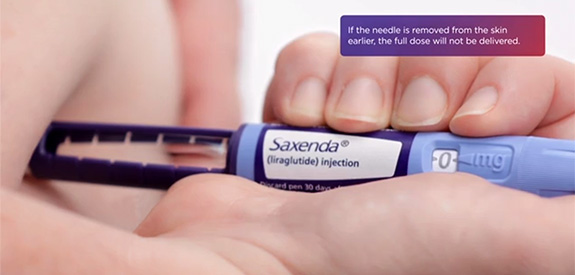 GLP1注射(サクセンダ) 使用方法